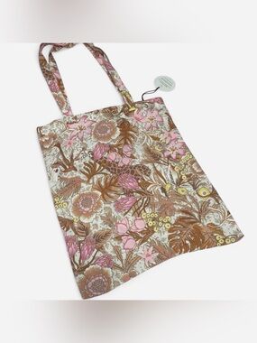 Spell & The Gypsy "Tropical Jungle" Library Tote Bag NWT — Reusable Boho Canvas